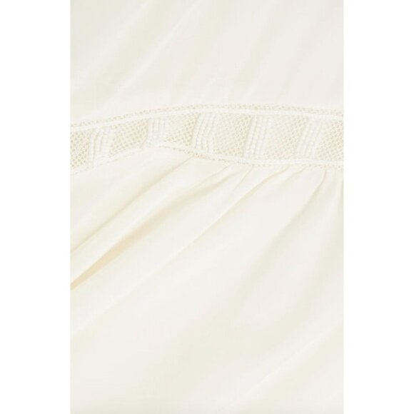 IRO Conor Embellished Silk Mini Dress Ecru Ivory Womens Size FR 40 US 8 - Picture 10 of 10